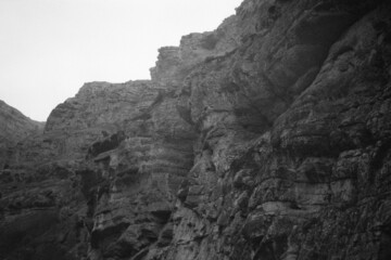 Film photography of the atmospheric mountains of Elbrus 35mm