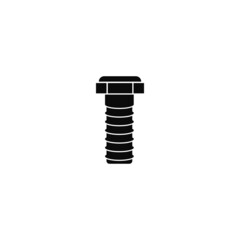 Screw bolt icon design template vector isolated illustration