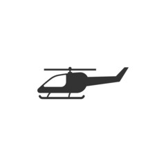 Helicopter icon design template vector isolated illustration