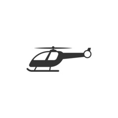 Helicopter icon design template vector isolated illustration