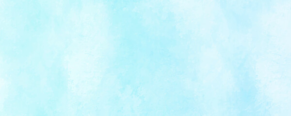 abstract blue sky cloudy watercolor with watercolor splashes,white smoke with space for your text.stylist decorative watercolor background used as wallpaper,cover,card,decoration and design.