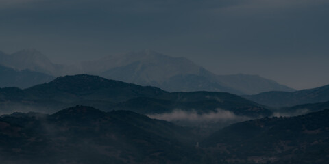 Twilight on the Peloponnese peninsula