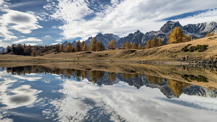 Fine art landscape in the Alps