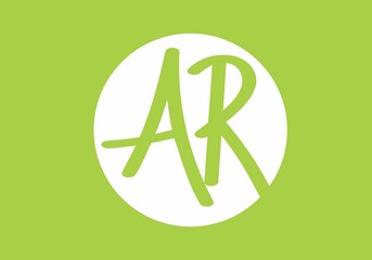 Unique shape of AR initial letter