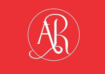 Unique shape of AR initial letter