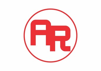 Unique shape of AR initial letter