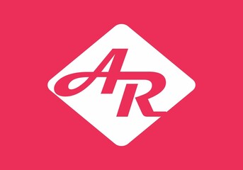 Unique shape of AR initial letter