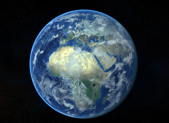 Naklejka na ściany i meble Blue planet Earth, Africa and ,elements of this image furnished by NASA