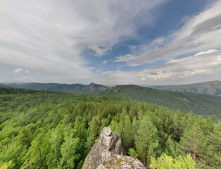 landscape with sky and clouds