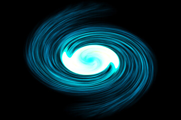 銀河や惑星、水のイメージ、渦巻く抽象的な宇宙の背景