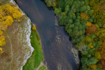 Aerial view of Suncuius, Bihor, Romania