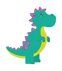 cute dinosaur icon
