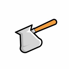 Turkey Coffee Pot Vector Illustration On White Background