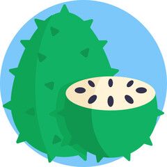 Exotic Fruit Icon.