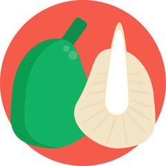 Breadfruit Icon. Exotic Fruit Icon.