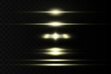 light special effect. Luminous stripes. vector illustration	