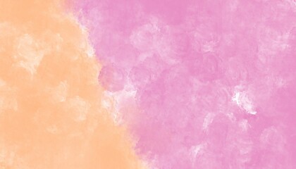 Pink and yellow abstract watercolor background. Wallpaper  art.