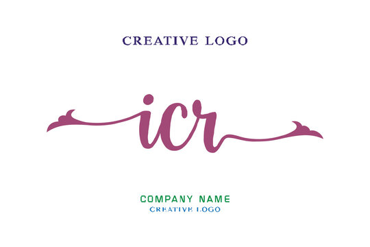 ICR lettering logo is simple, easy to understand and authoritative
