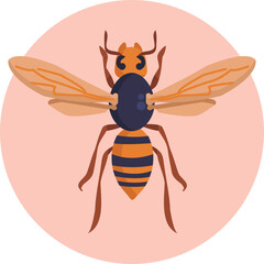 Hornet. Insects and Bugs Icon.