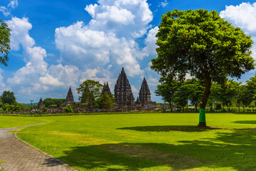 Obraz premium Prambanan temple near Yogyakarta on Java island - Indonesia