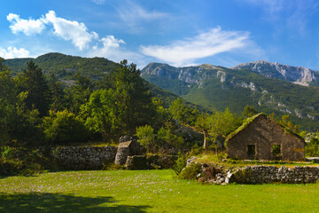 Fototapeta na wymiar Lovcen Mountains National park - Montenegro