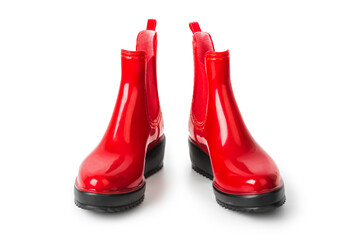 Red women boots