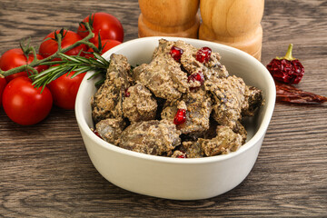 Chicken Liver with cream sauce