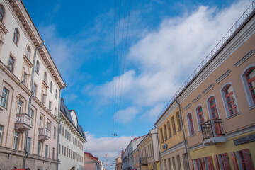 Fototapeta na wymiar Minsk historical city center.