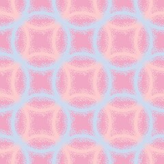 Seamless pattern with abstract dots circle for fabrics and textiles 
