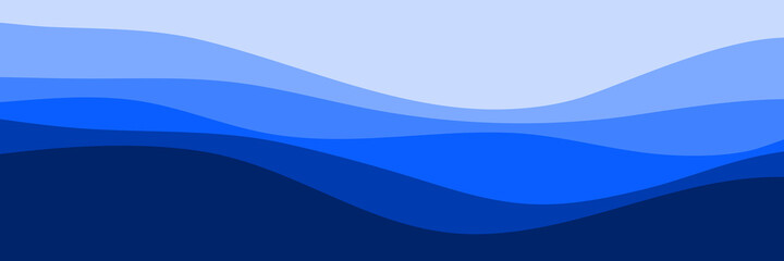 blue wave pattern vector illustration good for background, wallpaper, backdrop, graphic resource, design template and web banner