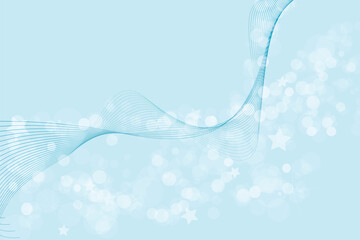 Bokeh on pastel blue modern elegant background, abstract glitter of blue background, Glitter on blue 