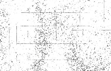 Dark Messy Dust Overlay Distress Background. Easy To Create Abstract Dotted, Scratched, Vintage Effect With Noise And Grain