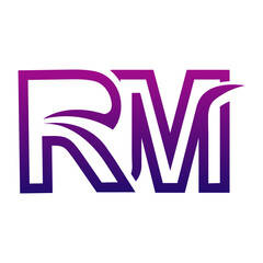 Creative RM logo icon design