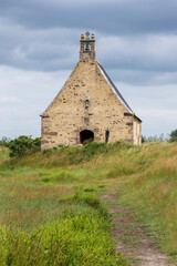 Cherrueix France 06-23-2021. Old little chapel Saine Anne de la Greve at  Cherrueix. France