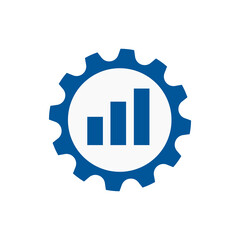 Statistics icon vector illustration design