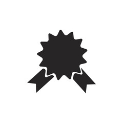 Fototapeta premium Ribbon icon vector illustration design