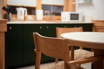 Detail of little modern kitchen