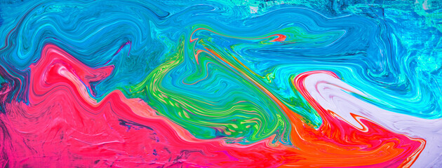 Fototapeta na wymiar High Resolution Colorful fluid painting with marbling texture, 3D Rendering. 
