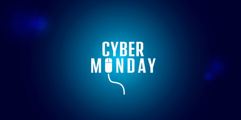 Cyber-Monday Sale vector Illustration