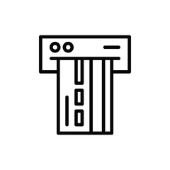 Atm icon vector illustration design
