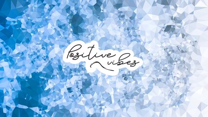 Good vibes only motivational poster 3d bold colorful retro style typography. Inspirational positive sign. Quote typographic illustration.