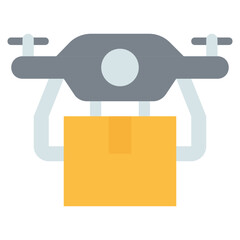 quadcopter flat icon