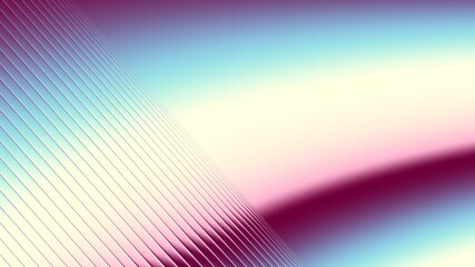 Futuristic background in pastel colors. Image with aspect ratio 16 : 9