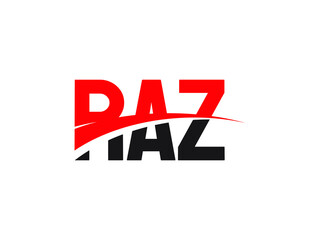 RAZ Letter Initial Logo Design Vector Illustration