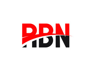 RBN Letter Initial Logo Design Vector Illustration