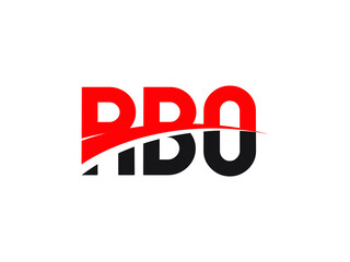 RBO Letter Initial Logo Design Vector Illustration