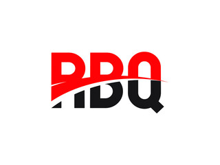 RBQ Letter Initial Logo Design Vector Illustration