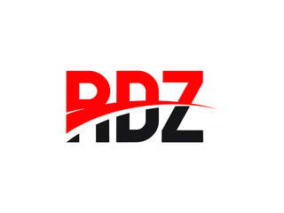 Obraz premium RDZ Letter Initial Logo Design Vector Illustration