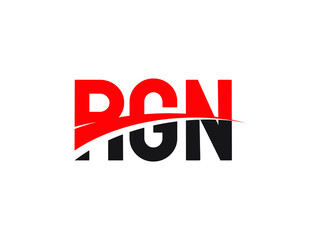 RGN Letter Initial Logo Design Vector Illustration