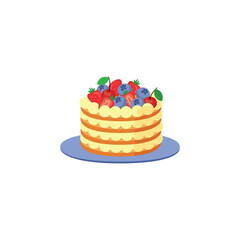 Cake icon vector illustration design